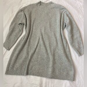 Grey sparkle sweater dress